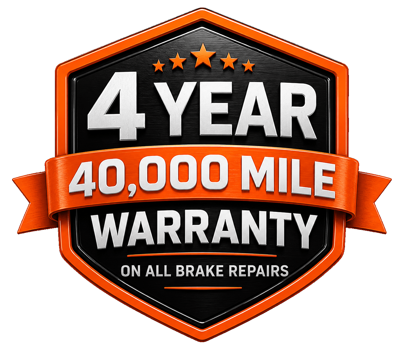4 Year 40,000 Mile Brake Warranty